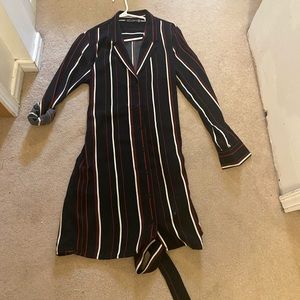 Collared blouse dress